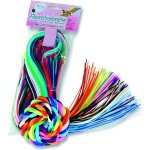 Sachet 100 scoubidous 18mmx100cm