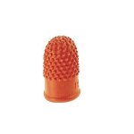 Doigtiers en caoutchouc - herisson - n 0 - 12 pices - diamtre 15 mm - rouge