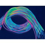 Fils scoubidou - glorex - m�tallique - 100 cm - assortiment de 10 couleurs