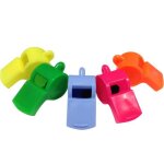 Sifflet darbitre - ptit clown - sachet de 4 - taille unique