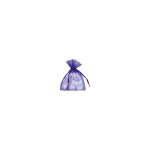 Sachets en organza - prune - lot de 10 - d�coration de f�te - romantique - violet