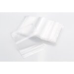 Sachet zip transparent - non sp�cifi� - 70 x 100 mm - lot de 100 - 50 microns - certifi� contact alimentaire ...