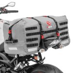 Sacoche arri�re de moto - g70r - �tanche 70 l - pvc tarpaulin 500d - fixation 4 sangles