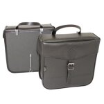 Sacoche arri�re v�lo - sporfabric - s14 - style vintage - fixation crochet - effet cuir noir