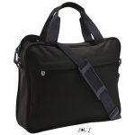 Sacoche porte - documents - corporate - 71400 - polyester 600d - noir - bandoulire ajustable