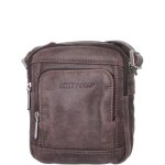 Sacoche bandoulire arthur et aston en cuir ref ast36138 - c - chtaigne