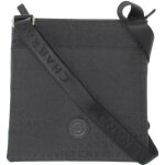 Sacoche bandoulire - chabrand - ref 44894 - noir - toile sigle - 25x25x1 cm