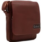 Sacoche bandouliere homme cuir - marron