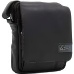 Sacoche bandouliere homme cuir - noir