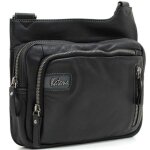 Sacoche bandouliere homme cuir de vachette - noir