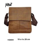 Sacoche bandoulière homme - pvc vieilli - couleur camel - maromax - 19x4x20 cm Sacoche bandoulière homme - pvc vieilli - couleur camel - maromax - 19x4x20 cm
