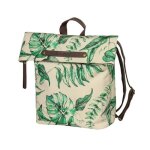 Sacoche basil ever - green 14 - 19l - beige / vert - fixation universelle - durable et �cologique