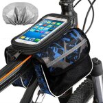 Sacoche de cadre v�lo universel avec �cran tactile sacoche v�lo cadre support