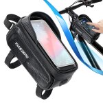 Sacoche de cadre vélo wozwe - étanche pour téléphone jusqu'à 7. 0'' Sacoche de cadre vélo wozwe - étanche pour téléphone jusqu'à 7. 0''