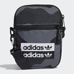 Sacoche - adidas originals - fest - camouflage noir et grise - bandoulire amovible - 100% polyester