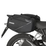 Sacoche cavaliere laterale shad sl58 extensible noir 36l - 48l (fixation incluse) (x0sl581)