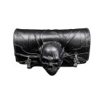 Sacoche de fourche de moto halloween skull sacoches de selle valise moto cuir outil de rangement noir ...