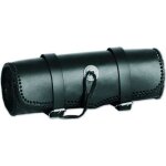 Sacoche guidon cuir 4 lt. bagages boite a outils chopper custom moto noir Sacoche guidon cuir 4 lt. bagages boite a outils chopper custom moto noir