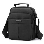 Sacoche homme bandouliere noir petite taille tissu pour les loisirs vacances excursion marche randonnée ... Sacoche homme bandouliere noir petite taille tissu pour les loisirs vacances excursion marche randonnée ...
