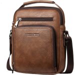 Sacoche homme - xjydncg - sacs � bandouli�re - pu cuir - vintage - marron