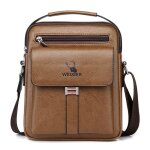 Sacoche homme - xjydncg - sacs � bandouli�re - pu cuir - pour voyage randonn�e et travailler - brun clair ...