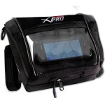Sacoche porte gps textile terminal navigation moto universel housse etanche noir