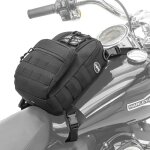 Sacoche de r�servoir moto - craftride dark gear - 9l - fixation par sangle - housse �tanche incluse