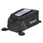 Sacoche de reservoir moto shad sl12m noir 5l magnetique (x0sl121m)