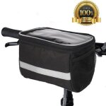 Sacoche de v�lo amovible avec sangles de guidon support pour smartphone sacoche de guidon isotherme �tanche ...