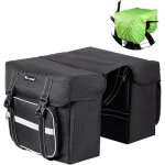 Sacoche v�lo porte bagage arri�re 25l sacoche velo double sac de roue arri�re �tanche grande sacoche ...