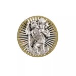 Saint christophe plaque auto silhouette