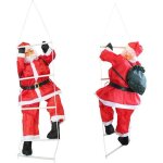 Saint nicolas p�re no�l sur �chelle 125 / 90 cm
