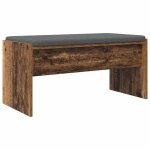 Saison soldes banc dentr�e avec coussin - sarazyj - pour 2 personnes - bois ancien 83x38x40 cm mm6278 ...