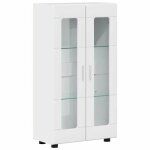 Saison soldes buffet blanc brillant - sarazyj - meuble bas - avec stockage - 555x29x103 cm bois ding�nierie ...
