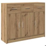 Saison soldes buffet ch�ne artisanal - sarazyj - meuble bas - avec stockage - 91x28x75 cm bois ding�nierie ...