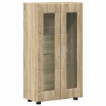 Saison soldes buffet ch�ne sonoma - sarazyj - meuble bas - avec stockage - 555x29x103 cm bois ding�nierie ...