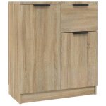 Saison soldes buffet ch�ne sonoma - sarazyj - meuble bas - avec stockage - 60x30x70 cm bois ding�nierie ...