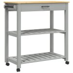 Saison soldes chariot de cuisine monza - sarazyj - desserte de cuisine / restaurant - 84x40x885 cm bois ...