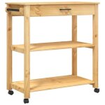 Saison soldes chariot de cuisine monza - sarazyj - desserte de cuisine / restaurant - 84x40x885 cm bois ...