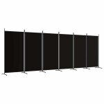 Saison soldes paravent interieur(1 pc) - sarazyj - moderne �cran dintimit� / cloison - 6 panneaux - noir ...