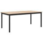 Saison soldes table de repas(1 pc) - sarazyj - table de salle � manger - montage facile - naturel mm13109 ...