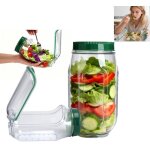 Saladier capsule � salade r�cipient � salade ouvert sur le c�t� r�cipient � salade portable bo�te � collation ...