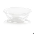 Saladiers en plastique transparent 22 l par 6