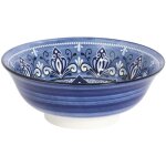 Saladier - home deco factory - jaipur - ethnique - bleu - 21 cm