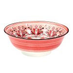 Saladier en porcelaine jaipur 21cm rouge