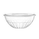 Saladier rutilisable 24cm transparent