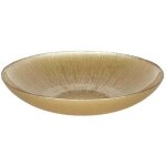 Saladier - home deco factory - verre - dor� - �30 cm