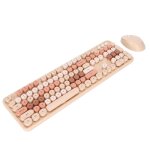 Salalis clavier - souris sans fil clavier et souris sans fil 104 touches informatique dordinateur couleur ...