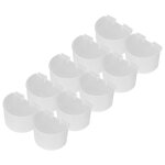 Salalis gobelets en plastique pour mangeoires pour oiseaux gobelets dalimentation pour pigeons 10 jardin ...