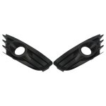 Salalis grille de phares antibrouillard 1 paire de calandre de phare antibrouillard noire garniture de ...